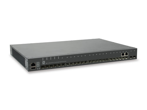 LevelOne 28-Port Switch – Stapelbar, Gigabit Ethernet