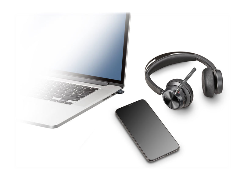 POLY Voyager Focus 2 UC – Bluetooth-Headset für Teams, USB-A