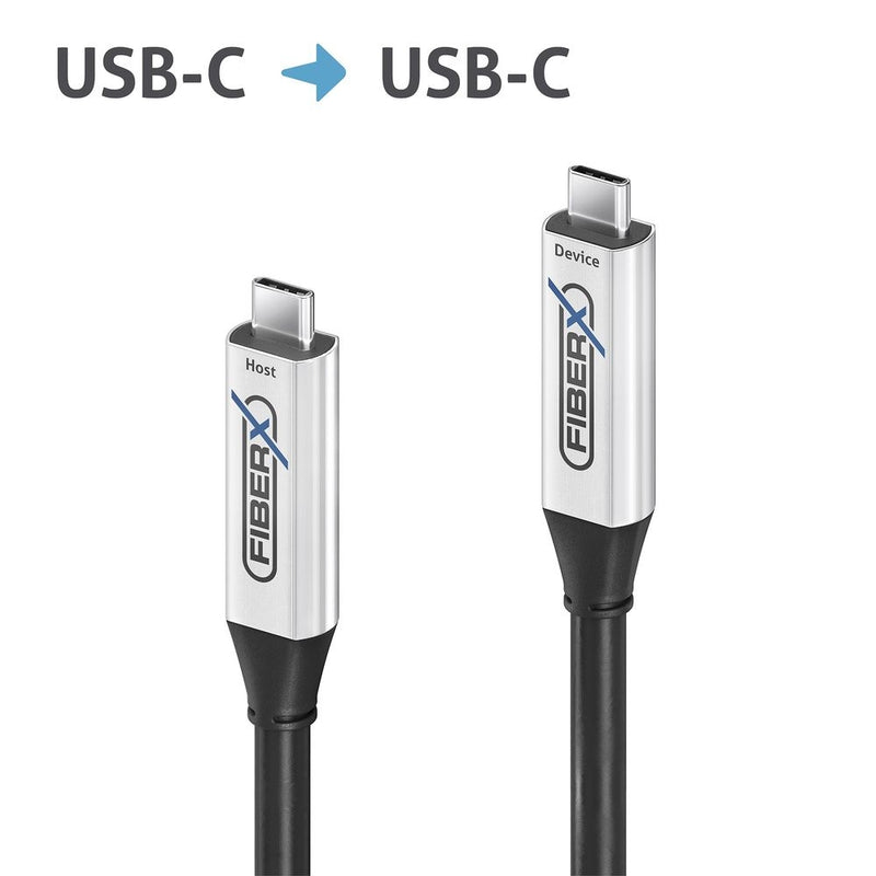Purelink FiberX USB-C Kabel – 10m, schnelle Datenübertragung