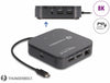 DELOCK Thunderbolt 3 Dockingstation – 8K-Display, USB-C Stromversorgung