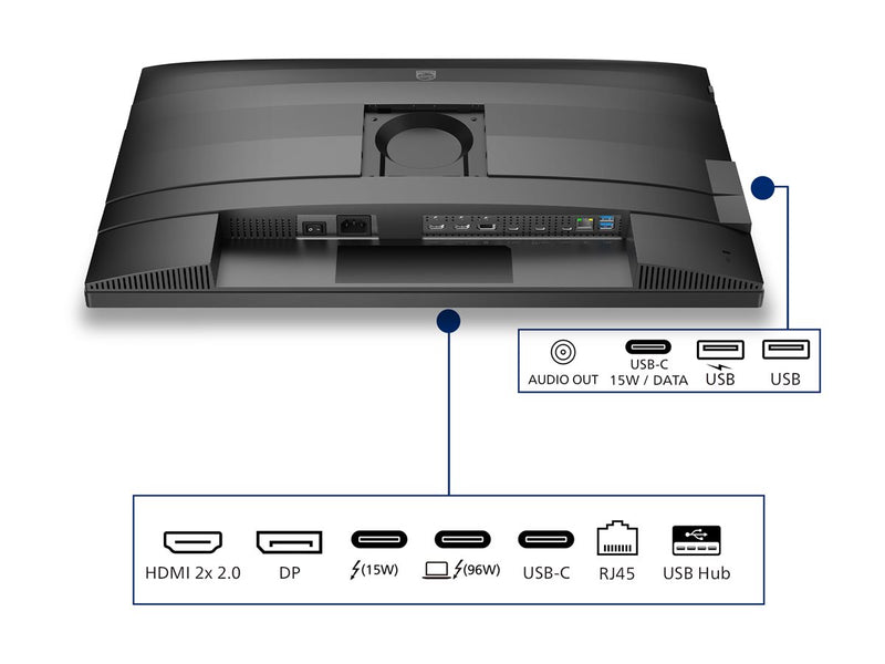 Philips 27" 4K Monitor – Thunderbolt 4, integrierte Lautsprecher