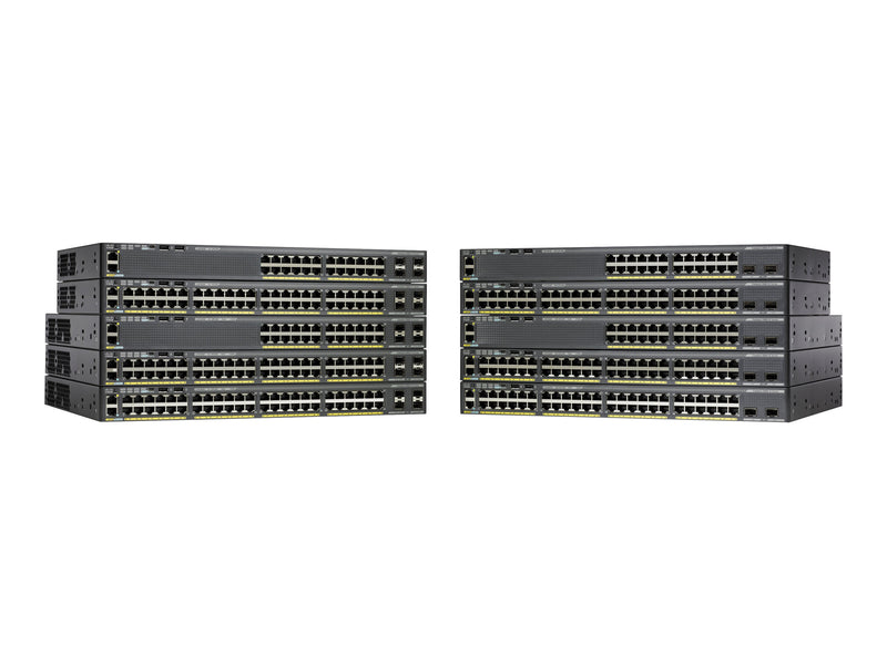 Cisco Switch – 24 Anschlüsse, stapelbar, für Unternehmensnetzwerke