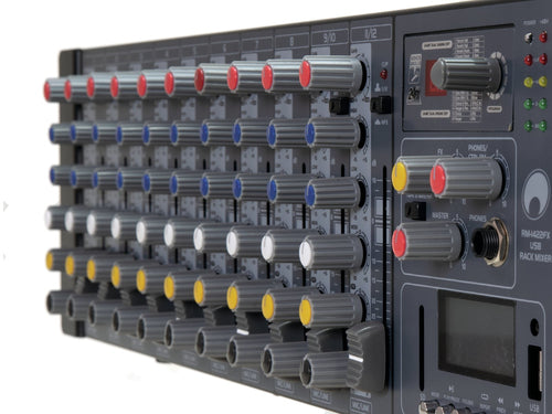 Omnitronic Mischpult – 12 Kanäle, USB-Anschluss