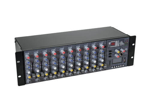 Omnitronic Mischpult – 12 Kanäle, USB-Anschluss