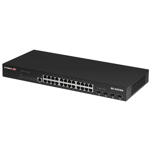 Edimax Netzwerk-Switch – 24 Anschlüsse, 10 Gigabit Uplink