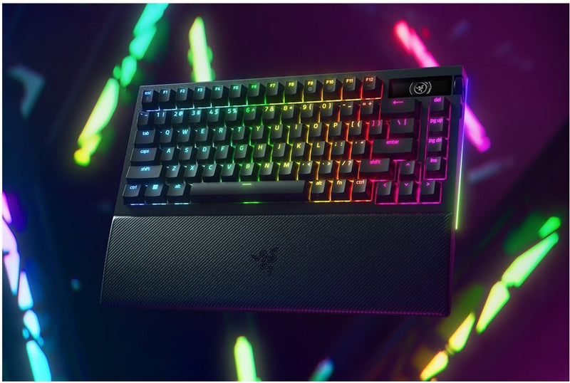 Razer BlackWidow V4 Pro Tastatur – OLED-Display, kabellos