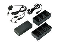 Zebra 3-Slot Batterieladegerät – Für QLn und ZQ Serien