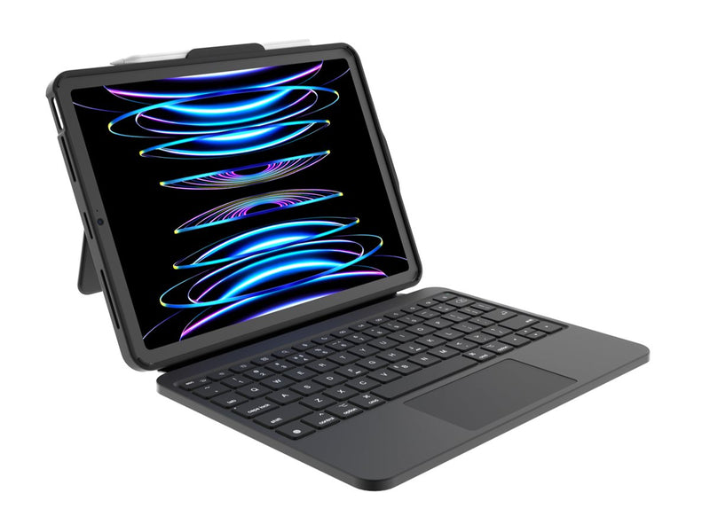 DEQSTER Prime Tastatur – Mit Trackpad, USB-C, Spritzwassergeschützt
