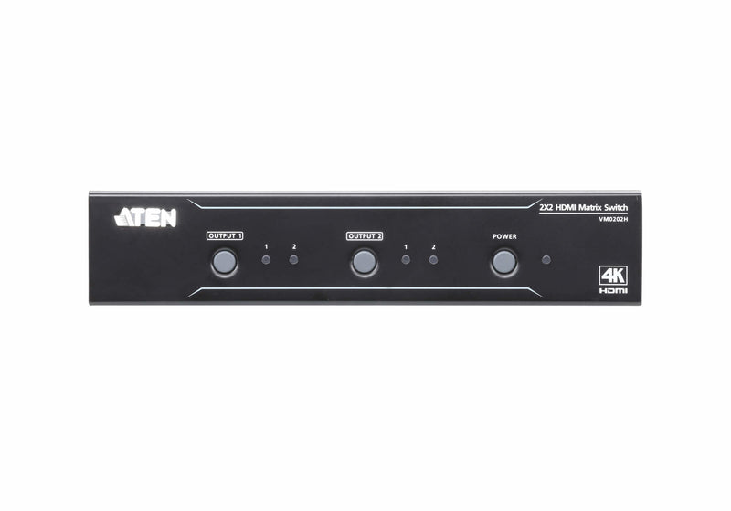 Aten HDMI Matrix Switch – 4K-Auflösung, 2 Eingänge/2 Ausgänge