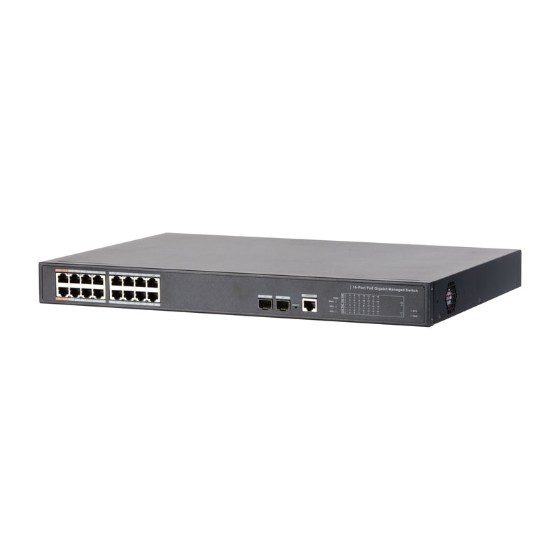 Dahua 16-Port Gigabit Switch – PoE+ für Netzwerkgeräte