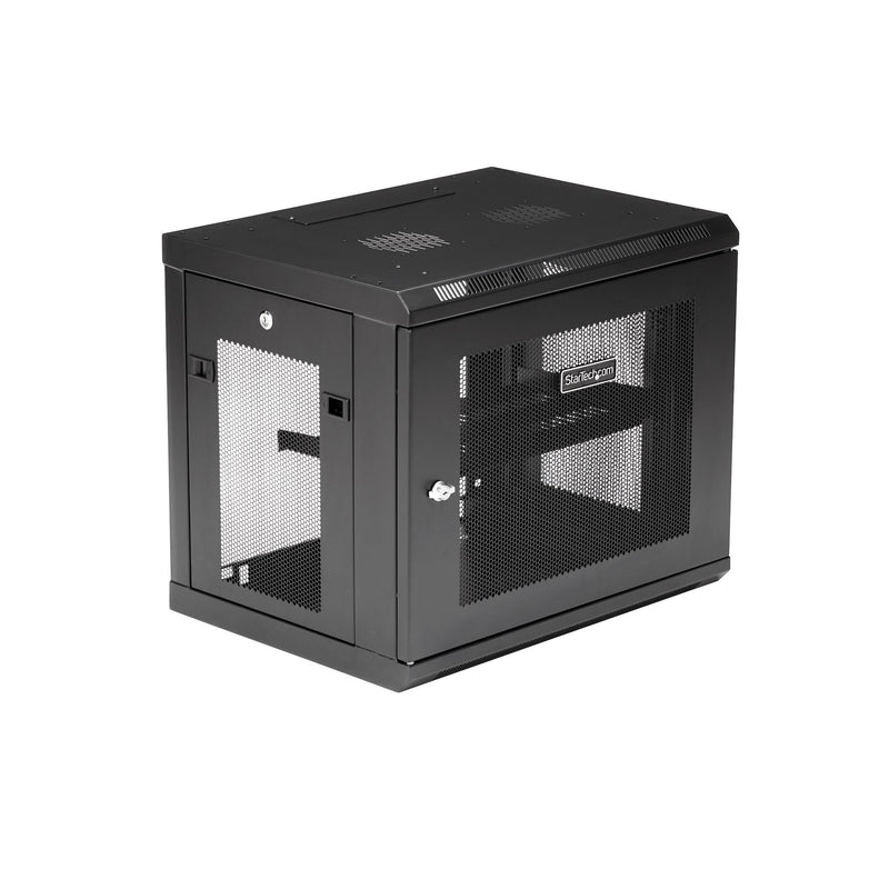 StarTech.com 9HE Wand-Server-Rack – abschließbar, belüftet