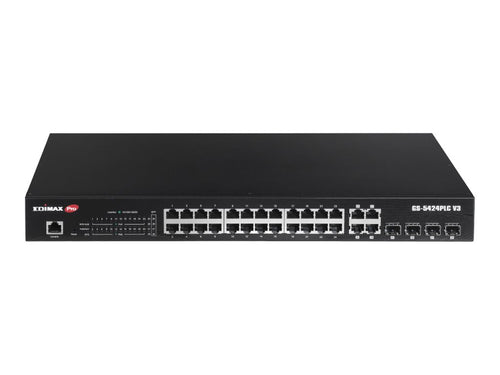 EDIMAX Netzwerk-Switch – 28 Anschlüsse, PoE+ Unterstützung