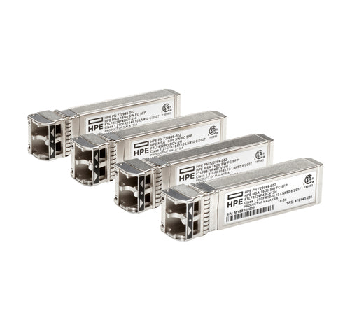 HP Enterprise SFP+-Transceiver – 8.5 Gbps, 4er-Pack für Fibre Channel