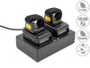 DELOCK Ringbarcode-Scanner – 1D & 2D, Bluetooth, Ladestation