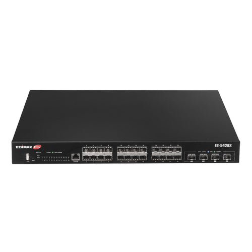 Edimax Netzwerk-Switch – 24 Gigabit + 4 schnelle 10GbE Ports