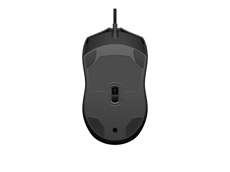 HP 100 Maus – Beidseitig nutzbar, optisch, USB-Anschluss