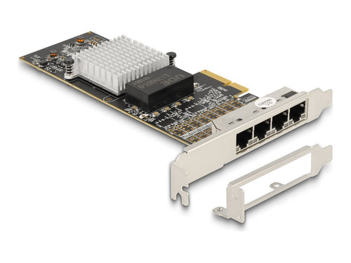 Delock Netzwerkadapter – 4-fach Gigabit LAN für PCI Express
