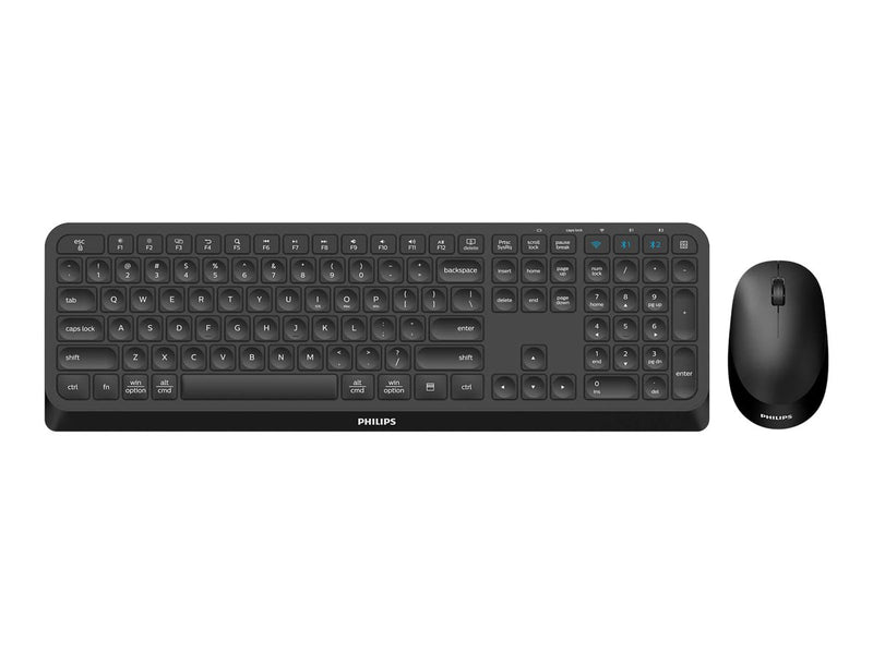 Philips Wireless Tastatur-Maus-Set – Kabellos, Ergonomisch