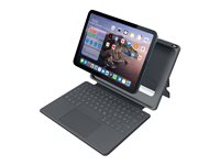 DEQSTER Rugged Keyboard für iPad – Spritzwasserschutz, Trackpad