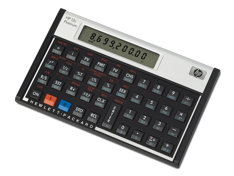 HP 12C Finanz-Taschenrechner – Vielseitig mit 130 Funktionen