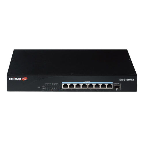 Edimax Netzwerk-Switch – 8 Ports, PoE++ für einfache Verbindung