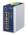 PLANET Switch – 8 PoE+ Ports, Wandmontage möglich
