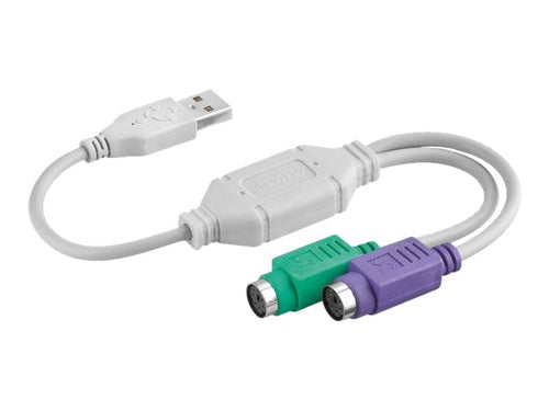 Wentronic USB-zu-PS/2 Adapter – Für ältere Tastaturen und Mäuse