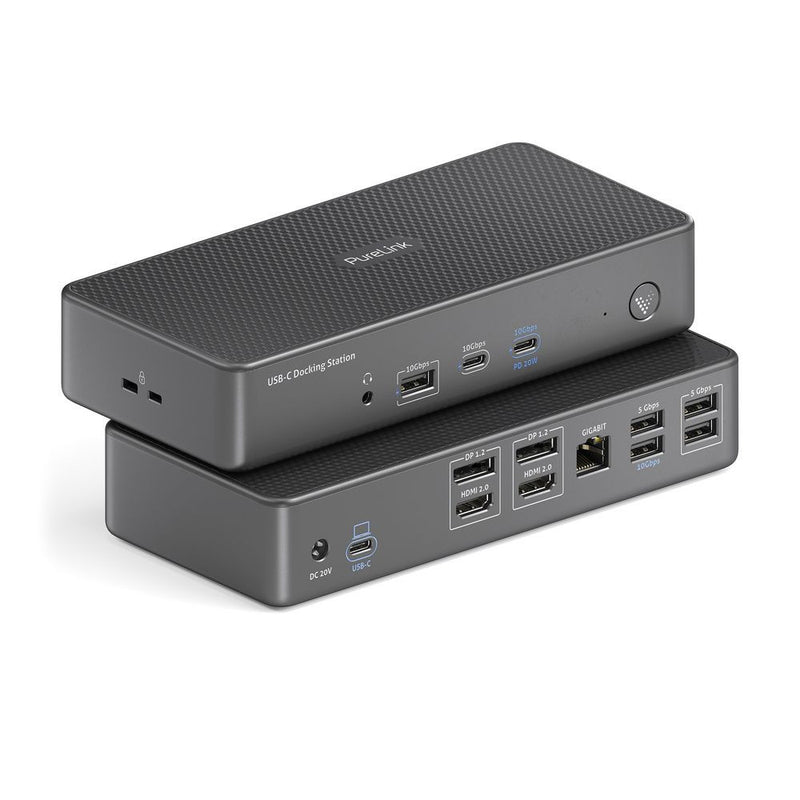 Purelink USB-C Dockingstation – 14 Anschlüsse, 4K-Display