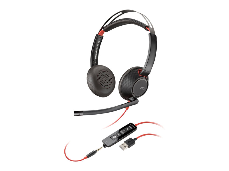 HP Blackwire 5220 Headset – Stereo, USB-Anschluss
