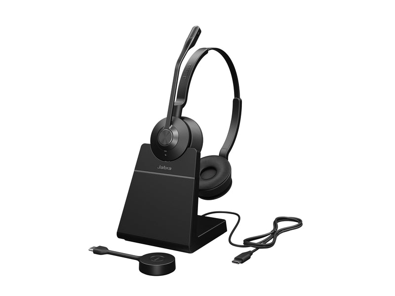 Jabra Engage 55 Stereo-Headset – Kabellos, USB-C, DECT-Technologie