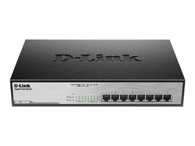 D-Link 8-Port Gigabit Switch – PoE+ für einfache Vernetzung