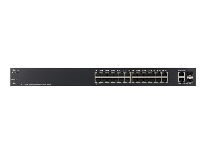 Cisco 26-Port Gigabit Switch – Einfache Verwaltung, PoE-Unterstützung