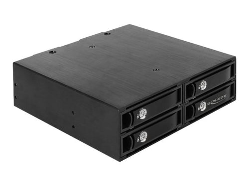 Delock Wechselrahmen – Für 4 SATA/SAS-Festplatten