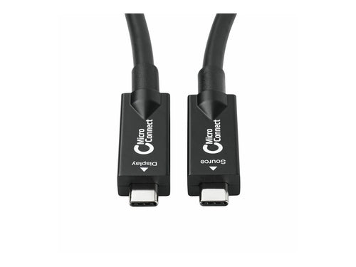 MicroConnect USB-C Kabel – 15 m Länge, 4K Unterstützung
