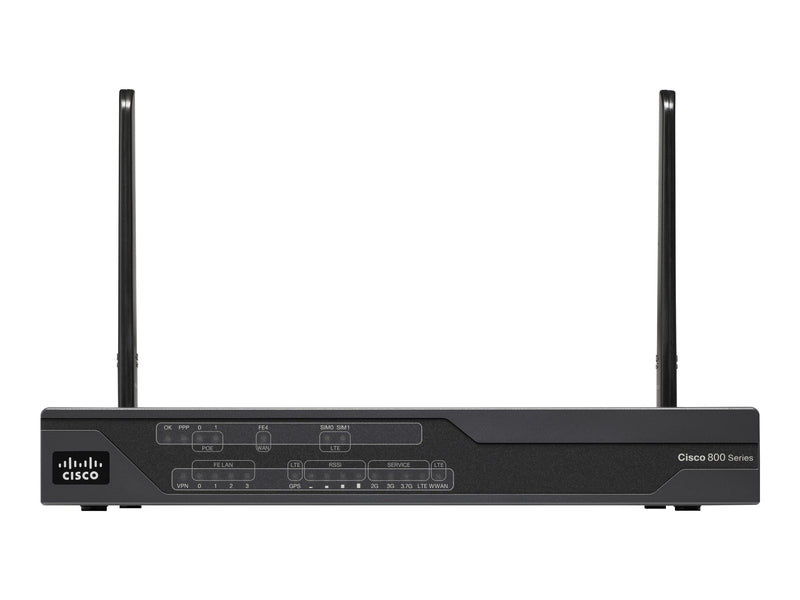 Cisco Router mit 4-Port-Switch – Kabellose Netzwerkverbindung