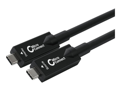 MicroConnect USB-C Kabel – 15 m Länge, 4K Unterstützung