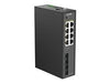 D-Link Industrie-Switch – 8 PoE+ Ports, 4 SFP für robuste Netzwerke