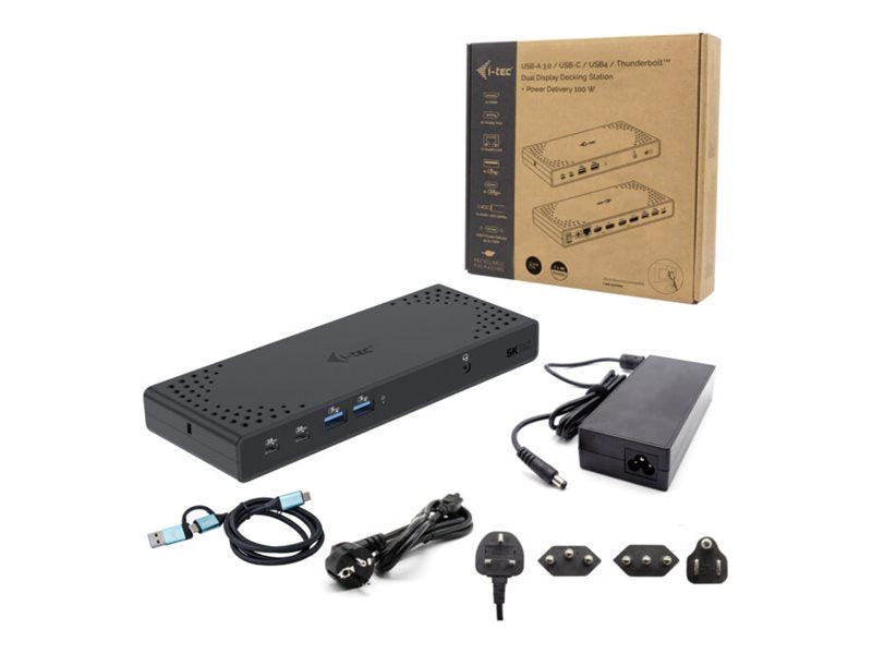 I-tec Dockingstation – USB-C, Thunderbolt 3, Dual 4K-Display