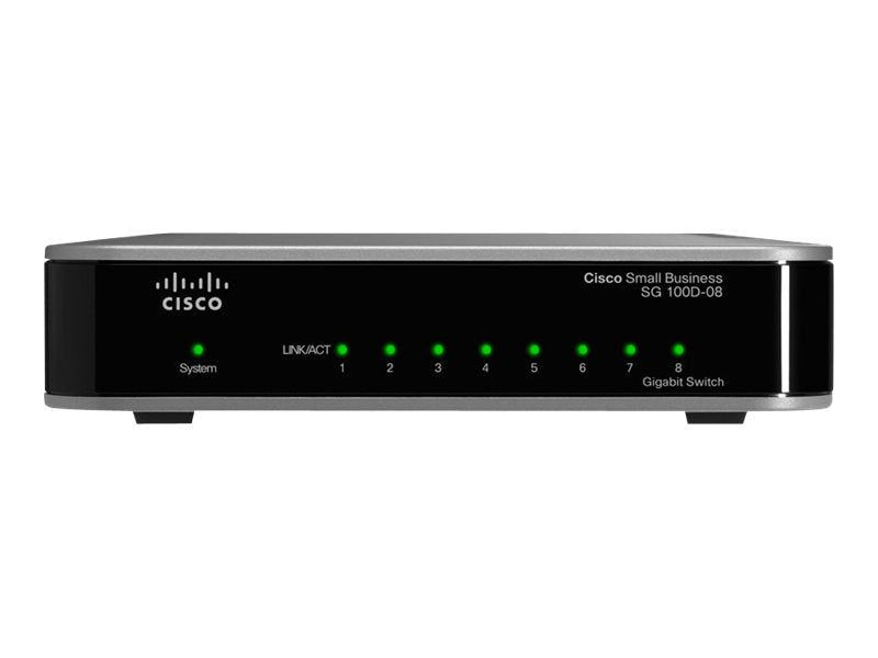 Cisco 8-Port Gigabit Switch – Einfaches Netzwerk für kleine Büros
