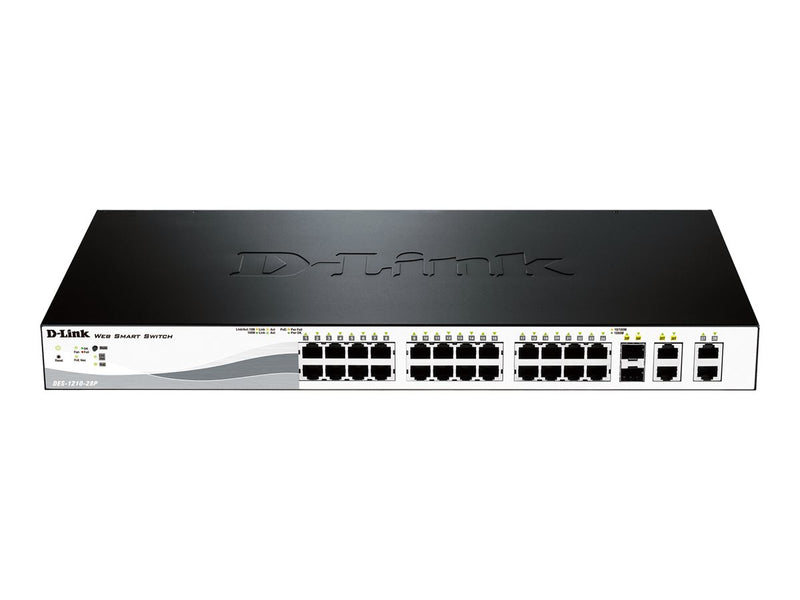 D-Link 28-Port Netzwerk-Switch – PoE, einfache Verwaltung