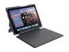 DEQSTER Rugged Keyboard für iPad – Spritzwasserschutz, Trackpad