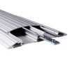 Dataflex Kabelschutz 90 cm – Bodenmontage, Silber