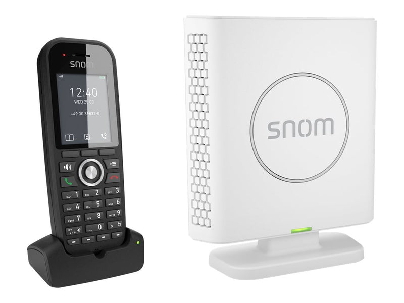 Snom Schnurloses VoIP-Telefon – Flexibel für bis zu 20 Mobilteile