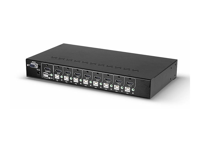 Lindy 8-Port HDMI KVM Umschalter – Steuert 8 PCs mit 4K-Unterstützung