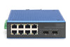 Digitus 8+2-Port Netzwerk-Switch – Robust für Industrie