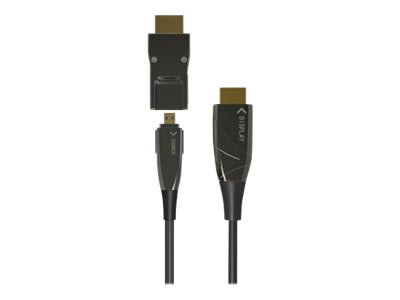 Techly HDMI-Kabel 50m – 4K, Glasfaser, Plug & Play