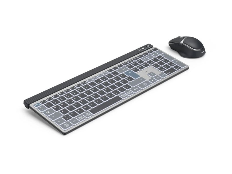 HAMA Kabelloses Tastatur-Maus-Set – LED-Anzeige, Bluetooth