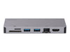 DIGITUS USB-C Multiport Dock – 8 Anschlüsse für unterwegs