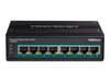 TRENDnet 8-Port Gigabit Switch – PoE+, für Industrieumgebungen