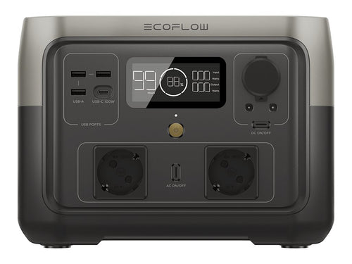 EcoFlow RIVER 2 Max – Tragbare Powerstation für unterwegs